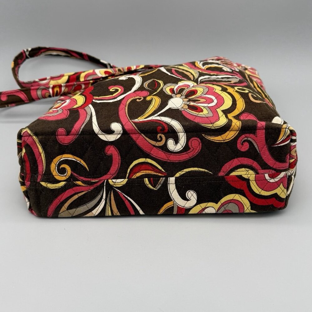 Vera Bradley Medium Tote Bag Handbag Puccini Pattern Purse 12"W x 12"H - Picture 8 of 10